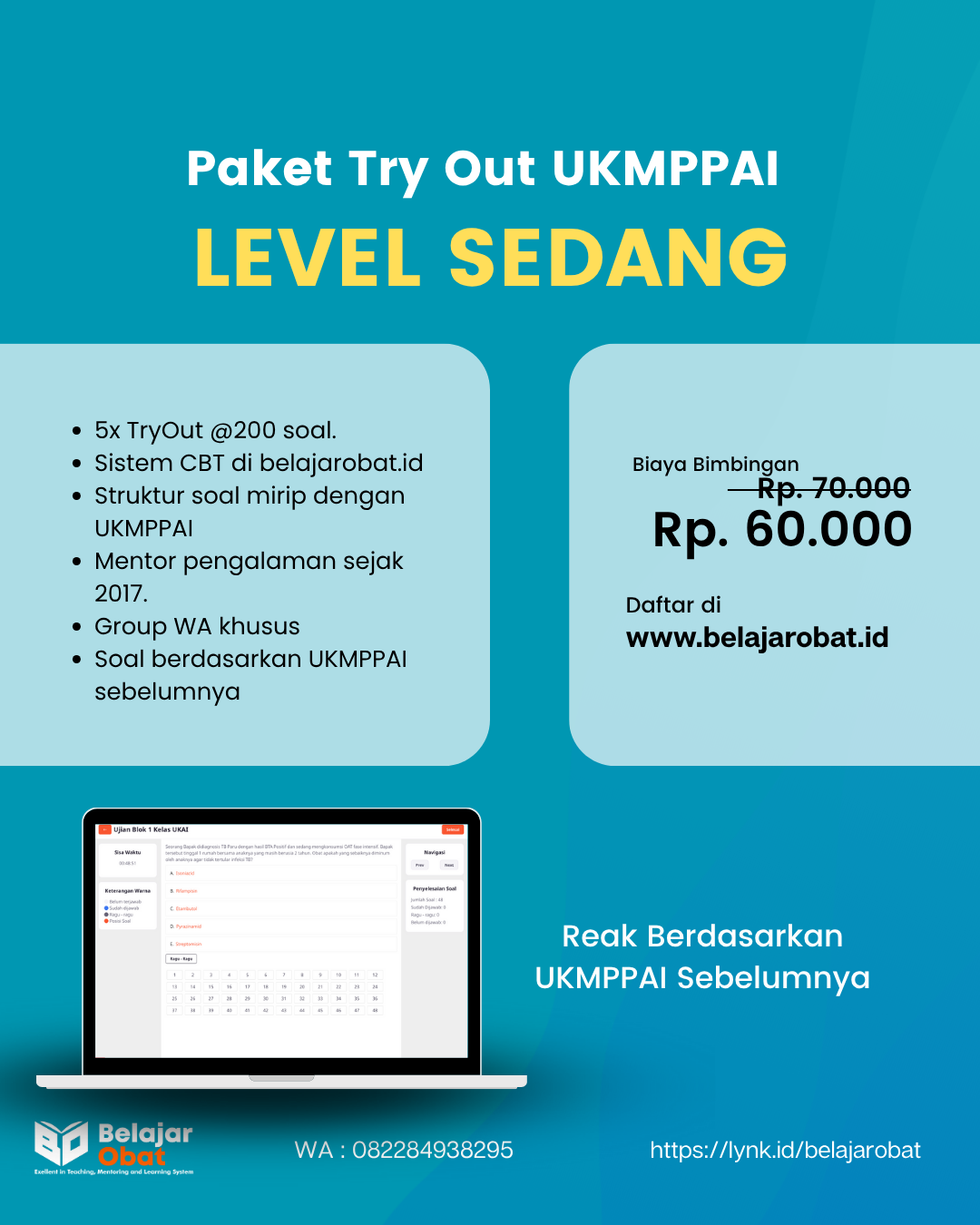Paket Try Out UKMPPAI level Sedang - UKMPPAI 2026
