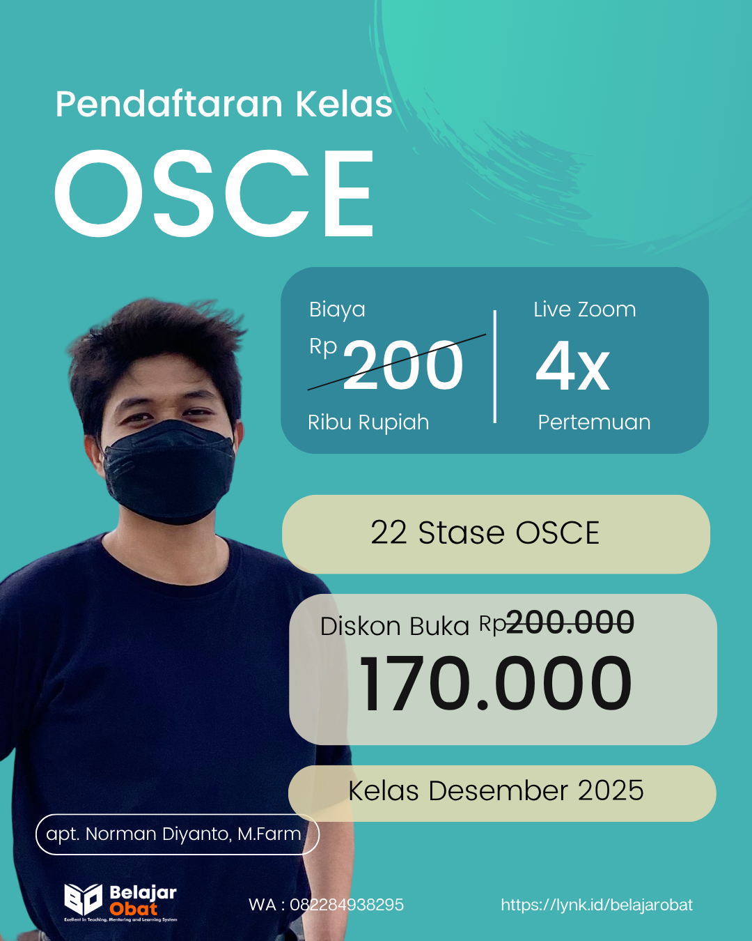 Kelas OSCE Apoteker Zoom