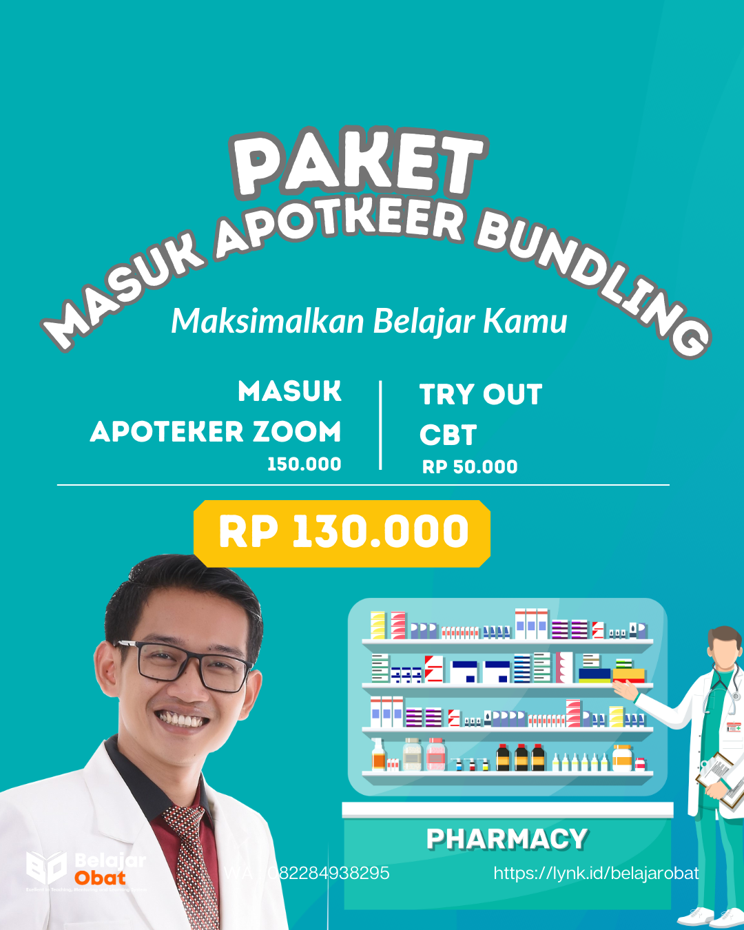 Bundling Masuk Apoteker Zoom + Try Out